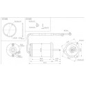 Moteur de Trim pour Yamaha 50CV 2T